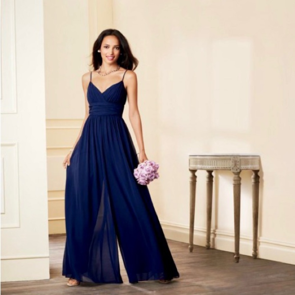 NWT Alfred Angelo Chiffon Jumpsuit US Size 10
